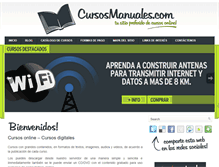 Tablet Screenshot of cursosmanuales.com